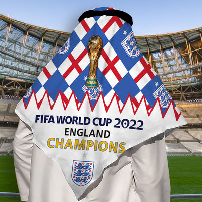 World Cup 2022 England Champions - Keffiyeh - Owls Matrix LTD