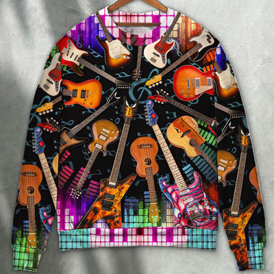 Guitar Love Music So Cool - Sweater - Ugly Christmas Sweaters - Owls Matrix LTD