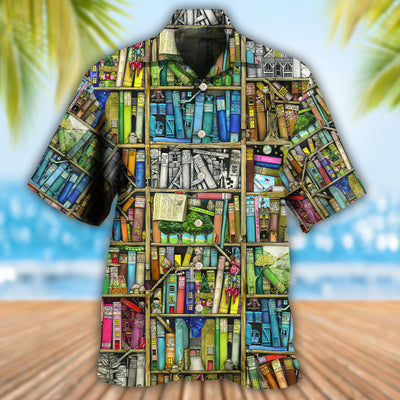 Book The Fantastic World In The Book - Hawaiian Shirt - Owls Matrix LTD