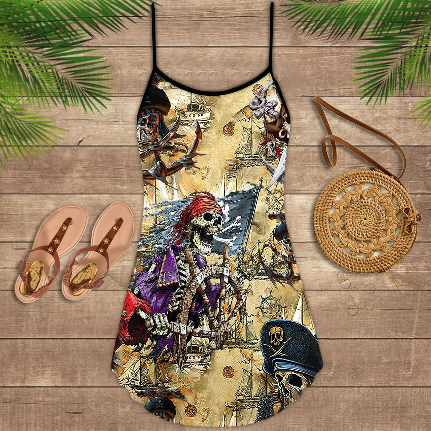 Skull Pirate Amazing Pirate - Summer Dress - Owls Matrix LTD