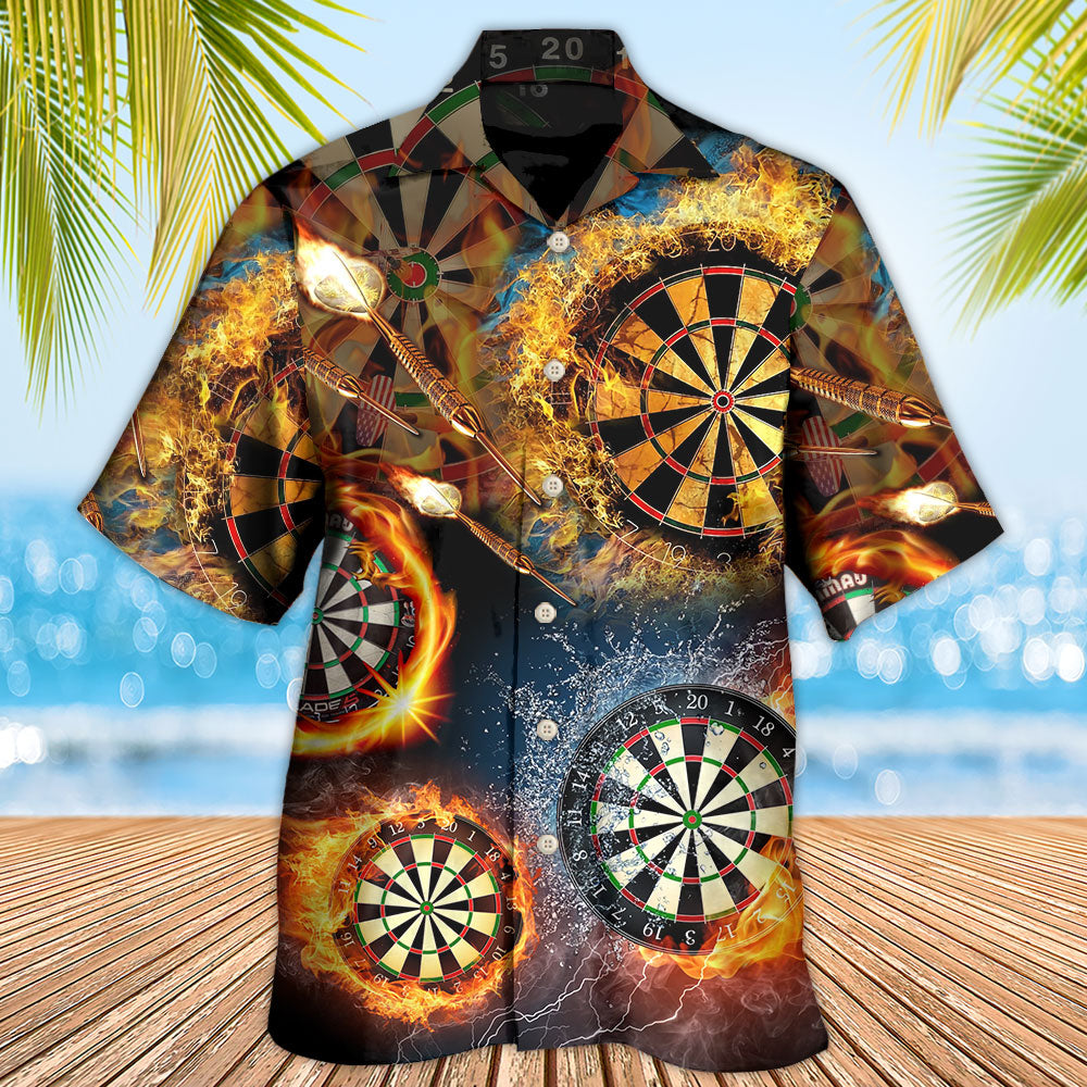 Dart Fire Crazy Dart - Hawaiian Shirt - Owls Matrix LTD
