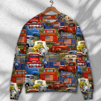 Truck Amazing Packed Trucks - Sweater - Ugly Christmas Sweaters - Owls Matrix LTD