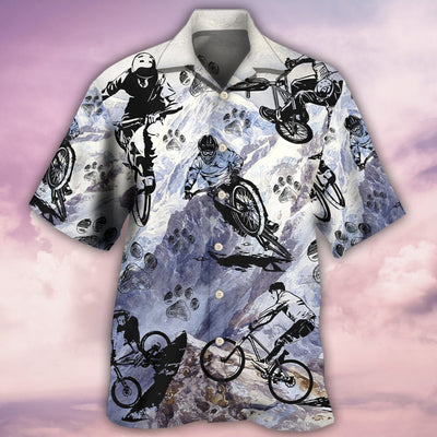 Bike I Like Dogs - Hawaiian Shirt - Owls Matrix LTD