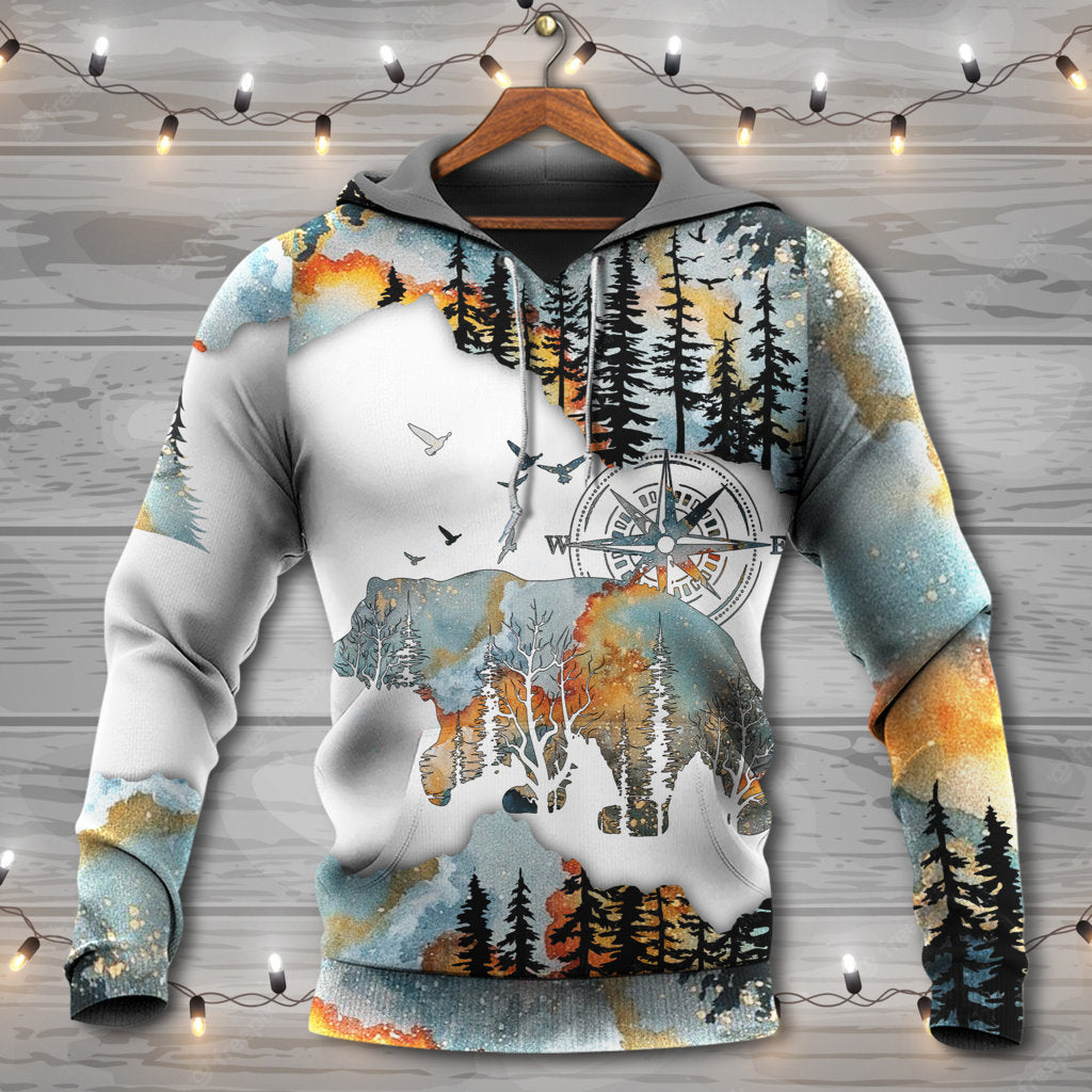 Camping And Into The Forest I Go To Lose My Mind - Hoodie - Owls Matrix LTD