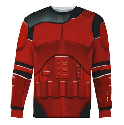 Star Wars Imprerial Crimson Stormtrooper Costume - Sweater - Ugly Christmas Sweater