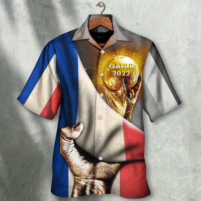 World Cup Qatar 2022 France Will Be The Champion - Hawaiian Shirt - Owls Matrix LTD