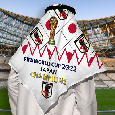 World Cup 2022 Japan Champions - Keffiyeh - Owls Matrix LTD