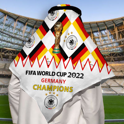 World Cup 2022 Germany Champions - Keffiyeh - Owls Matrix LTD