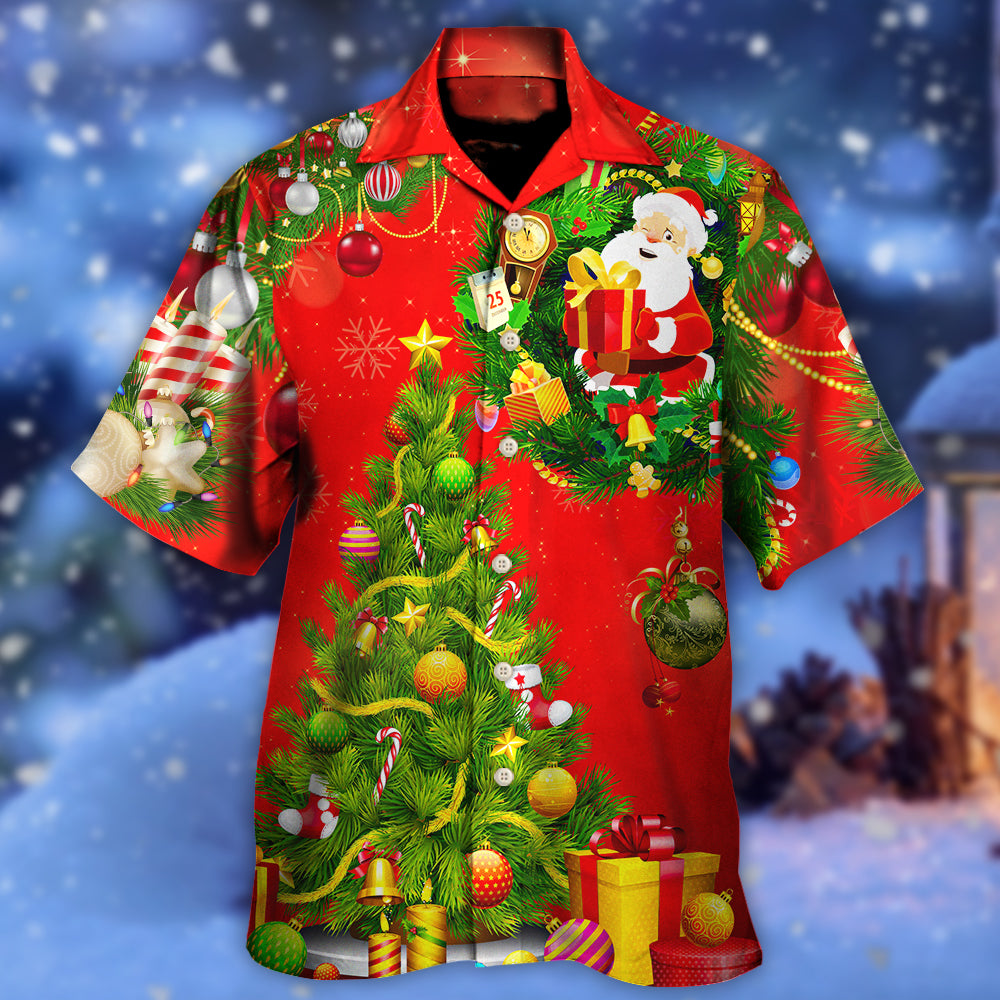 Christmas Tree Red Style - Hawaiian Shirt - Owls Matrix LTD