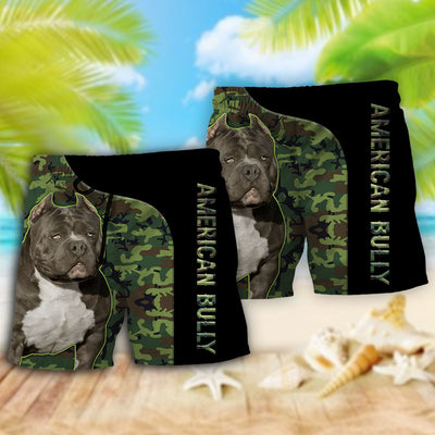 American Bully Dog Lover - Beach Short - Owls Matrix LTD