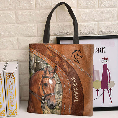 Horse Cute Lover Forest Personalized - Tote Bag - Owls Matrix LTD