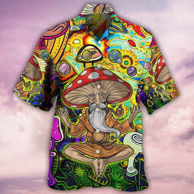 Hippie Mushroom Witch Colorful - Hawaiian Shirt - Owls Matrix LTD