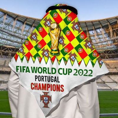 World Cup 2022 Portugal Champions - Keffiyeh - Owls Matrix LTD