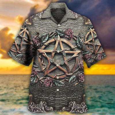 Wicca Halloween Amazing Mystical Witch - Hawaiian Shirt - Owls Matrix LTD