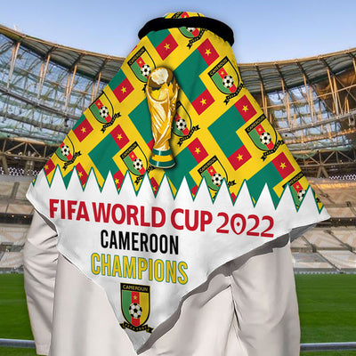 World Cup 2022 Cameroon Champions - Keffiyeh - Owls Matrix LTD