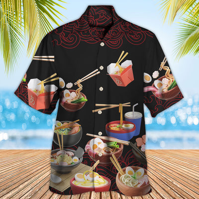 Food Ramen Fast Food Delicious - Hawaiian Shirt - Owls Matrix LTD