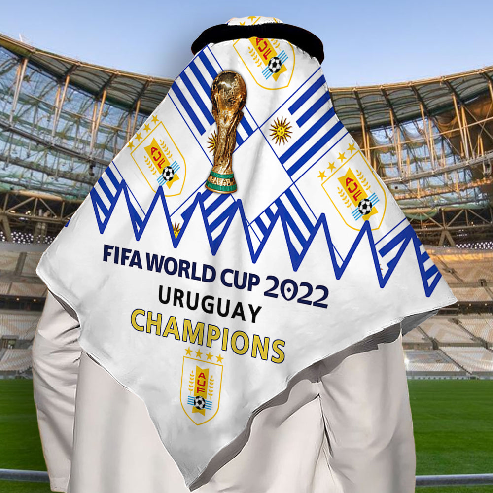 World Cup 2022 Uruguay Champions - Keffiyeh - Owls Matrix LTD