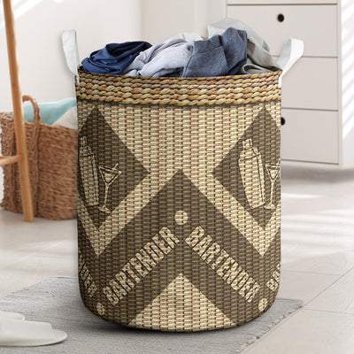 Bartender Wickerwork - Laundry Basket - Owls Matrix LTD