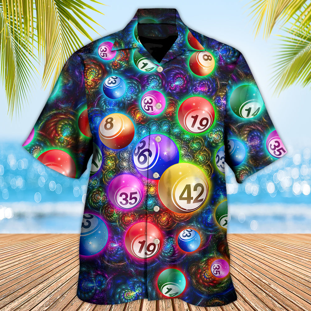 Billiard Funny Neon Colorful - Hawaiian Shirt - Owls Matrix LTD