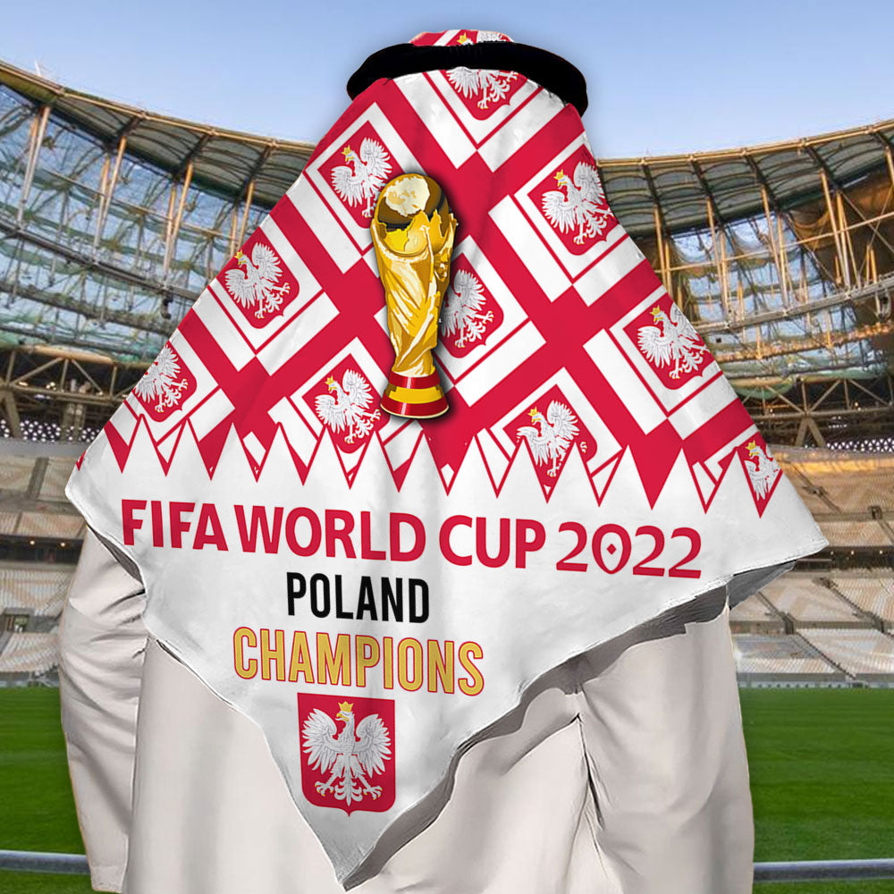 World Cup 2022 Poland Champions - Keffiyeh - Owls Matrix LTD