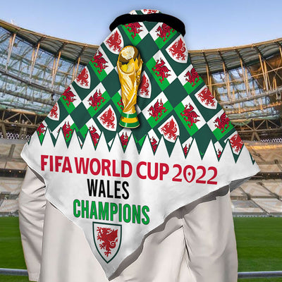 World Cup 2022 Wales - Keffiyeh - Owls Matrix LTD