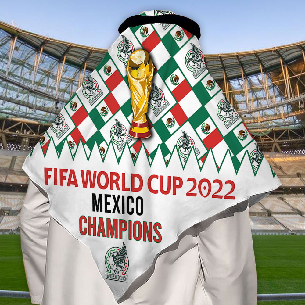 World Cup 2022 Mexico - Keffiyeh - Owls Matrix LTD