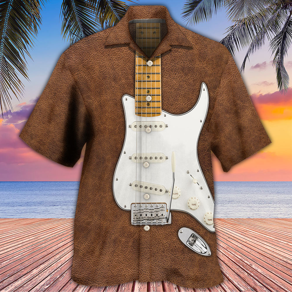 Guitar That's What I Do I Pet Cats - Hawaiian Shirt - Owls Matrix LTD