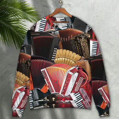 Accordion A Gentleman Is Someone Who Can Play The Accordion - Sweater - Ugly Christmas Sweaters - Owls Matrix LTD