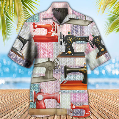 Quilting Machine Knit Fabric - Hawaiian Shirt - Owls Matrix LTD