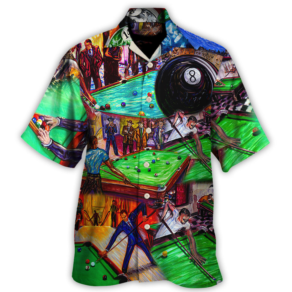 Hawaiian Shirt / Adults / S Billiard Rack Em Up I'm So Cool - Hawaiian Shirt - Owls Matrix LTD