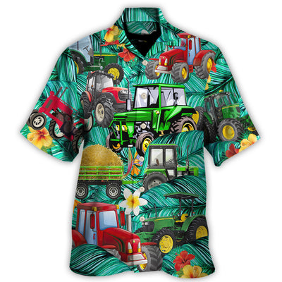Hawaiian Shirt / Adults / S Tractor I Promise Tropical - Hawaiian Shirt - Owls Matrix LTD