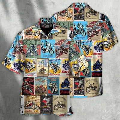 Motorcycle A Long Ride Is The Answer To Your Questions You Will Soon Forget - Hawaiian Shirt - Owl Ohh - Owls Matrix LTD