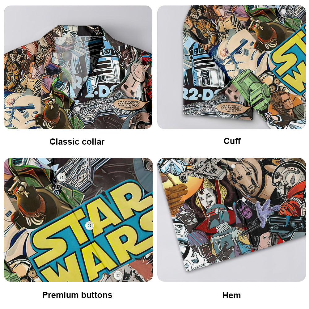 Starwars Congratulations. You Are Being Rescued - Hawaiian Shirt