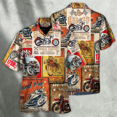 Motorcycle If You Can Still Hear Your Fears, Drop A Gear - Hawaiian Shirt - Owl Ohh - Owls Matrix LTD