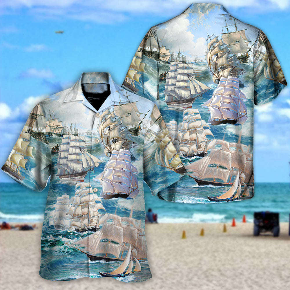 Sailing The Wind And The Waves Are Always On The Side Of The Ablest Navigator - Hawaiian Shirt