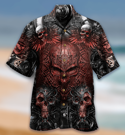 Skull Boss So Cool - Hawaiian Shirt - Owls Matrix LTD