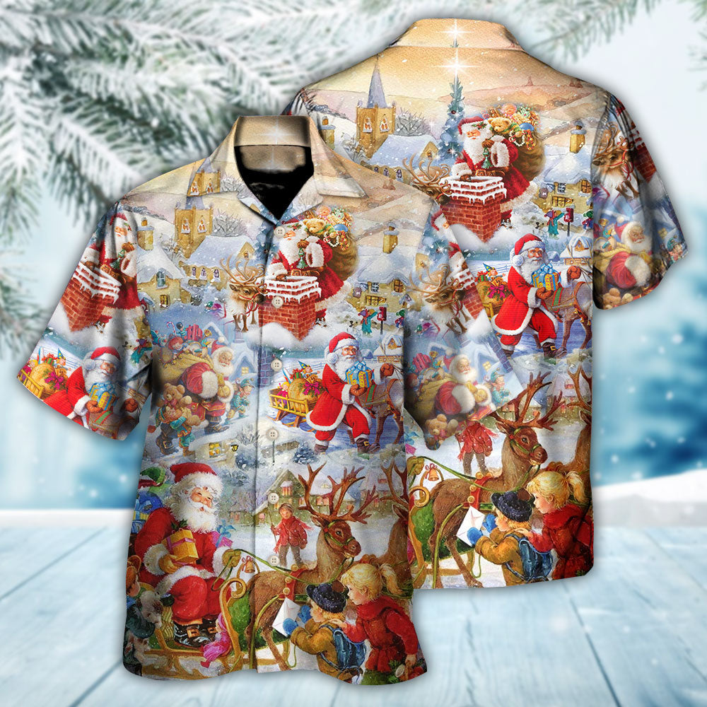 Christmas Have A Merry Holly Jolly Christmas - Hawaiian Shirt - Owls Matrix LTD