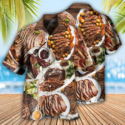 BBQ Brisket Delicious Meal For Life - Hawaiian Shirt - Owls Matrix LTD