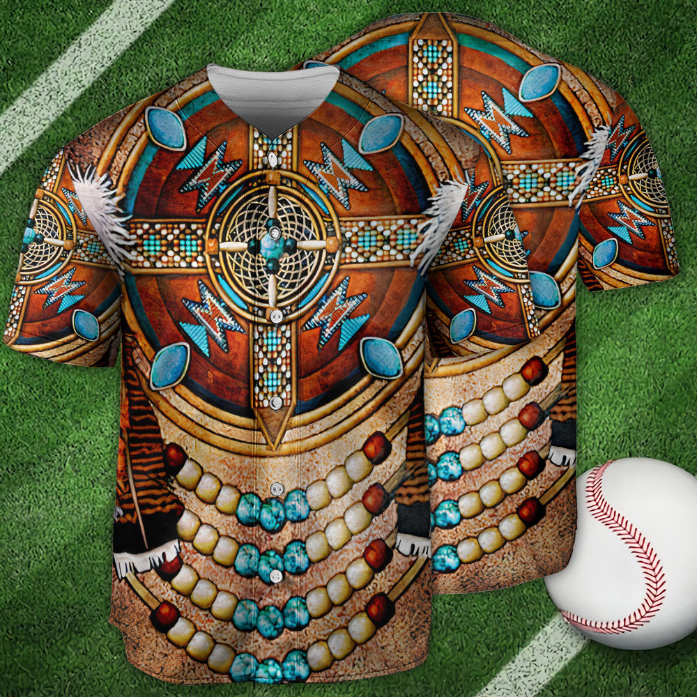 Native American Art Style Lover - Baseball Jersey - Owls Matrix LTD