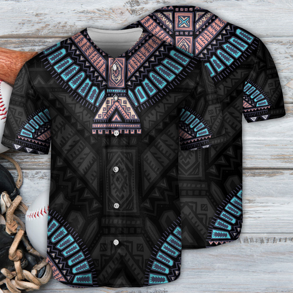 Native American Art Style - Baseball Jersey - Owls Matrix LTD
