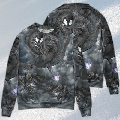 Dragon Always Be A Dragon - Sweater - Ugly Christmas Sweaters - Owls Matrix LTD