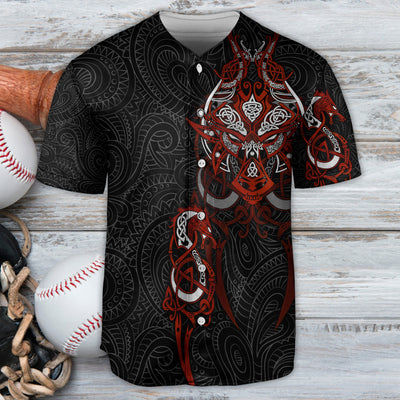 Viking Victory Life Style Cool Pattern - Baseball Jersey - Owls Matrix LTD