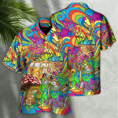 Hippie A Big Adventure Big Dream - Hawaiian Shirt - Owls Matrix LTD