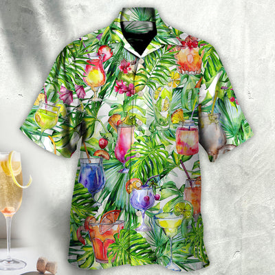 Cocktail Beach Drinks Bar Party - Hawaiian Shirt - Owls Matrix LTD