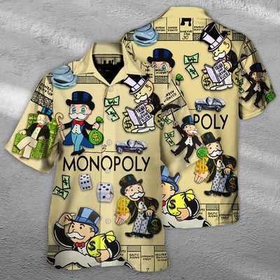 Monopoly Amazing Style - Hawaiian Shirt - Owls Matrix LTD