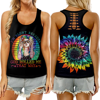 Hippie Girl Soul Color Peaceful - Tank Top Hollow - Owls Matrix LTD