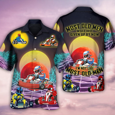 Kart Racing To The Universe - Hawaiian Shirt - Owls Matrix LTD