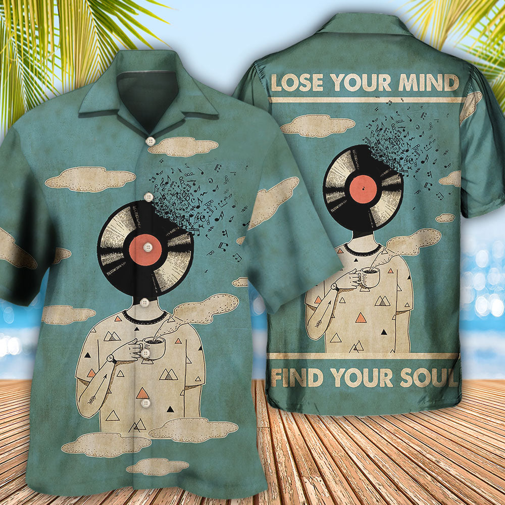 Music Lose Your Mind Find Your Soul - Hawaiian Shirt - Owls Matrix LTD