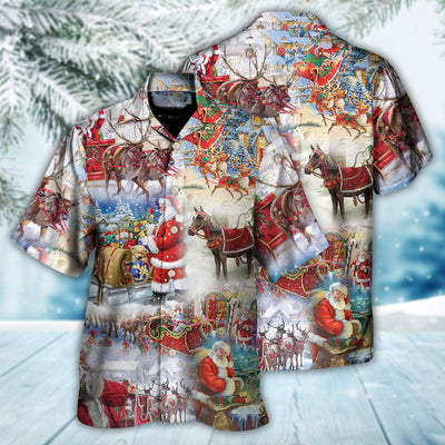 Christmas Believe In The Magic Of Christmas - Hawaiian Shirt - Owls Matrix LTD