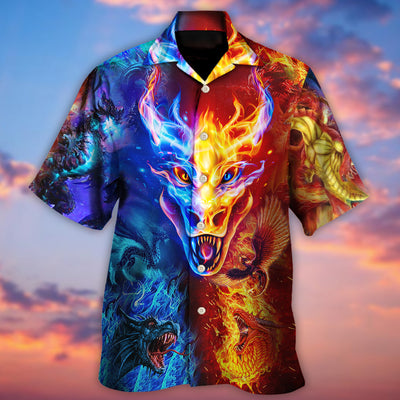 Dragon Love Life Amazing Style - Hawaiian Shirt - Owls Matrix LTD